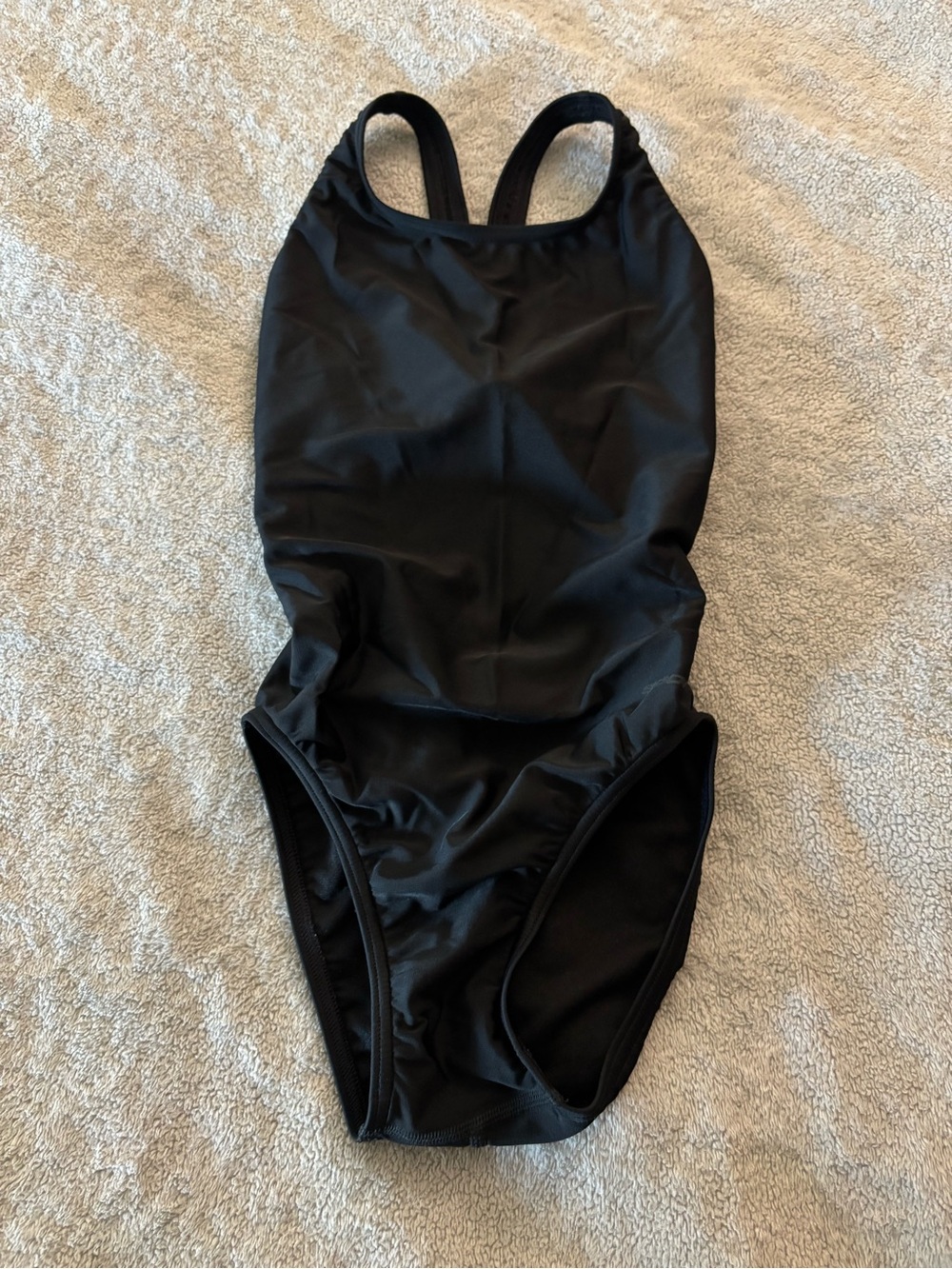 Sporti Girls Black Swimsuit